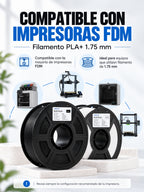 Compatibilidad del filamento JAMG HE con impresoras FDM.