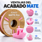 Características y ejemplos del acabado mate.