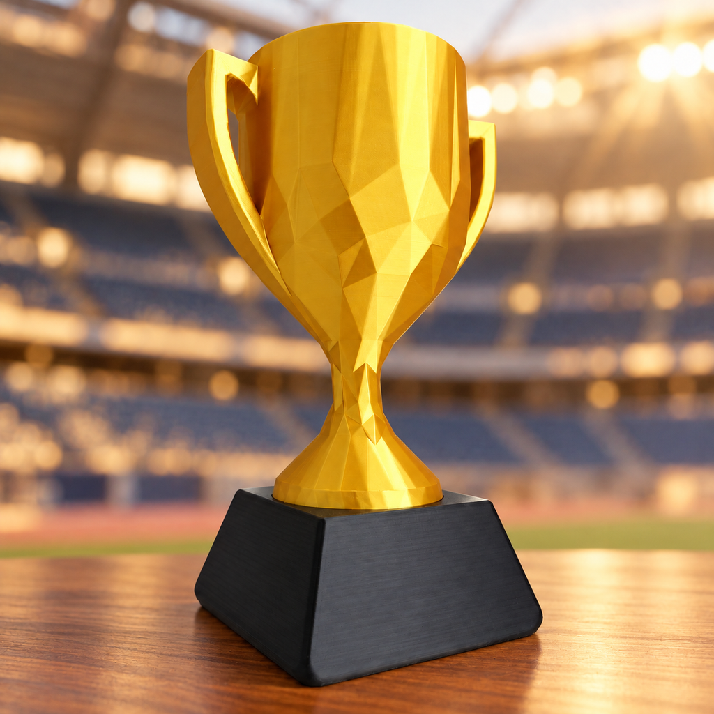 Trofeo Copa Impreso En 3D Con Base Para Premiación; ML 05 copa premiacion
