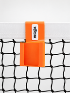 Soporte VLOG IT naranja para celular, diseñado para grabar partidos de pádel, pickleball y tenis.